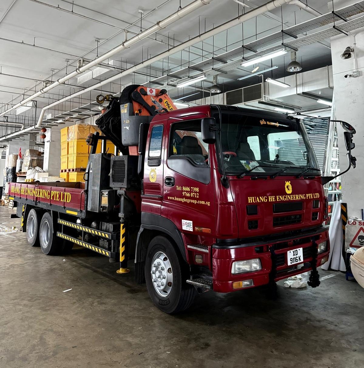 Lorry Crane Front POV